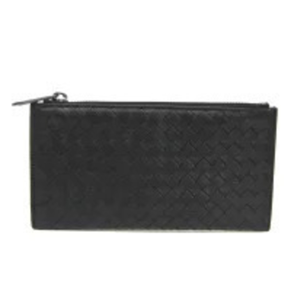 Bottega Veneta Intrecciato Leather Bifold Wallet Black